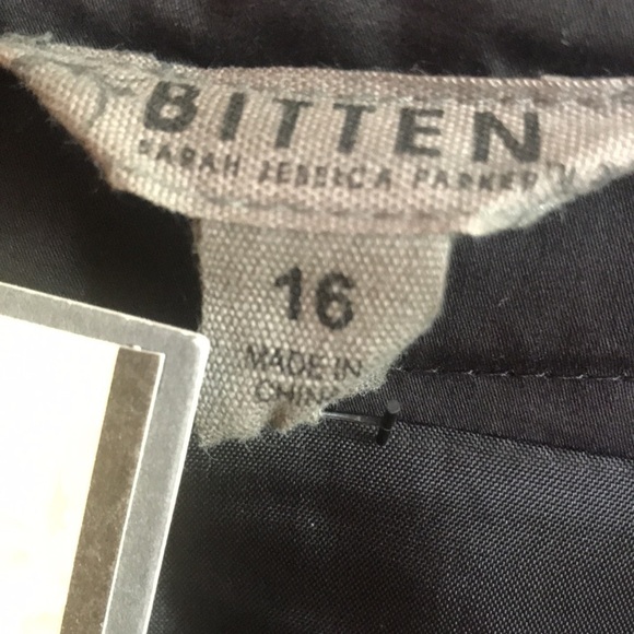 🆕 Bitten Black Strapless Dress 16 - Picture 6 of 7